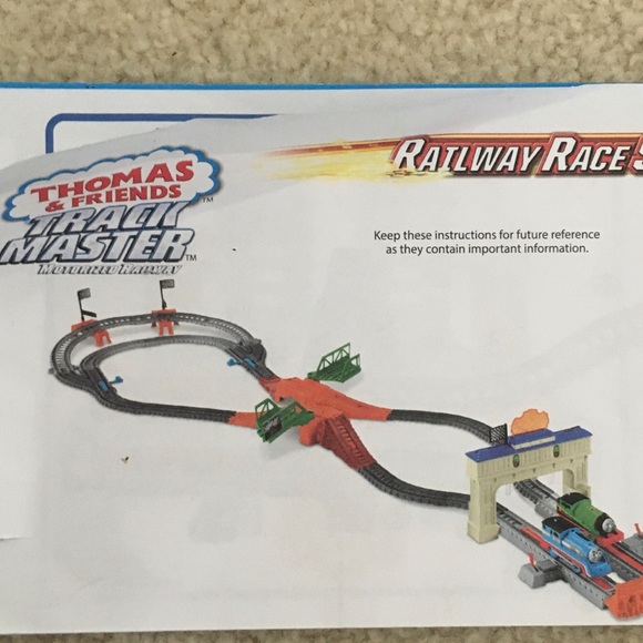 thomas & friends trackmaster railway race set